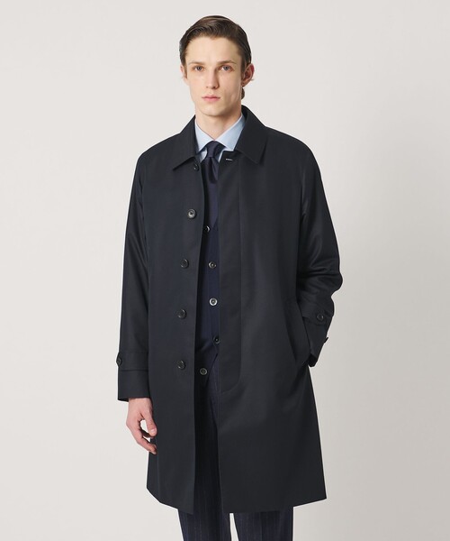 UNITED ARROWS(ユナイテッドアローズ)の「コットン/ポリエステル ギャバジン ステンカラーコート 撥水(ステンカラーコート・メンズ・ベージュ/ネイビー/オリーブ・XL/M/L/S)」の11枚目の写真