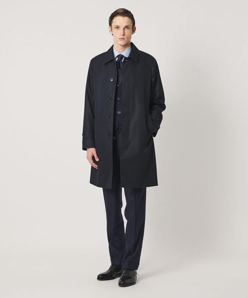 UNITED ARROWS(ユナイテッドアローズ)の「コットン/ポリエステル ギャバジン ステンカラーコート 撥水(ステンカラーコート・メンズ・ベージュ/ネイビー/オリーブ・XL/M/L/S)」の12枚目の写真