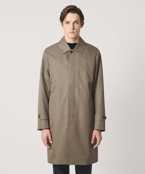 UNITED ARROWS(ユナイテッドアローズ)の「コットン/ポリエステル ギャバジン ステンカラーコート 撥水(ステンカラーコート・メンズ・ベージュ/ネイビー/オリーブ・XL/M/L/S)」の13枚目の写真