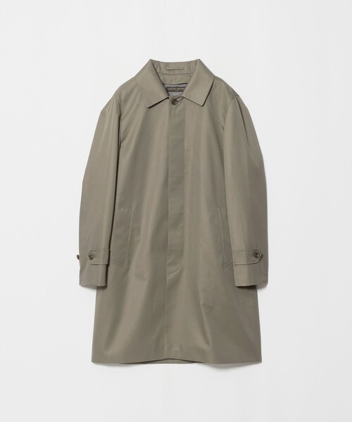 UNITED ARROWS(ユナイテッドアローズ)の「コットン/ポリエステル ギャバジン ステンカラーコート 撥水(ステンカラーコート・メンズ・ベージュ/ネイビー/オリーブ・XL/M/L/S)」の21枚目の写真