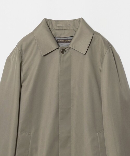 UNITED ARROWS(ユナイテッドアローズ)の「コットン/ポリエステル ギャバジン ステンカラーコート 撥水(ステンカラーコート・メンズ・ベージュ/ネイビー/オリーブ・XL/M/L/S)」の20枚目の写真