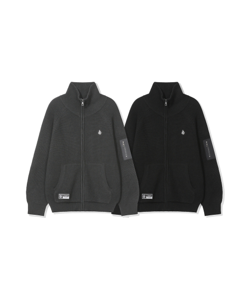 VOLCOM（ボルコム）の「ブリックラウンジニットジップアップ(チャコール)（カーディガン/ボレロ・レディース・その他・MEDIUM/SMALL/X-LARGE/LARGE）」の5枚目の写真