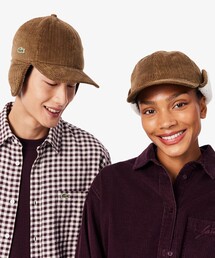 LACOSTE（ラコステ）の「コーデュロイイヤーフラップキャップ（キャップ）」