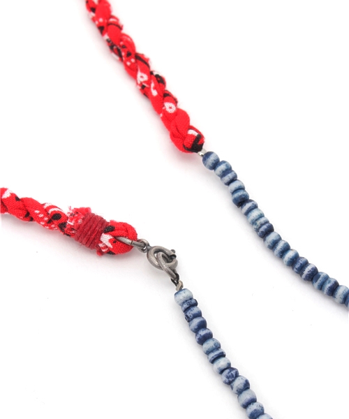 URBAN RESEARCH（アーバンリサーチ）の「ホーク 2wayネックレス（ネックレス・メンズ・レッド/ネイビー・FREE）」の3枚目の写真