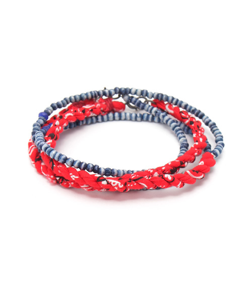 URBAN RESEARCH（アーバンリサーチ）の「ホーク 2wayネックレス（ネックレス・メンズ・レッド/ネイビー・FREE）」の5枚目の写真