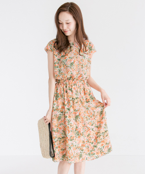 Urban Research アーバンリサーチ の Ur フラワープリントワンピース ワンピース Wear