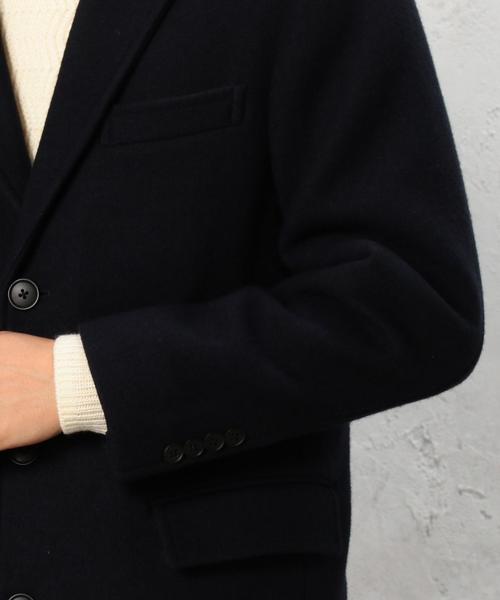 green label relaxing(グリーンレーベルリラクシング)の「KC VICT/LAMBS チェスターコート◆(チェスターコート・メンズ・ベージュ/ネイビー・X-SMALL/SMALL/MEDIUM/LARGE/X-LARGE/XX-LARGE)」の11枚目の写真