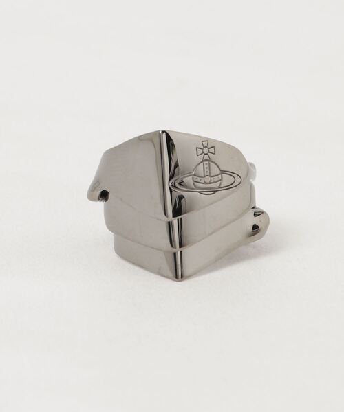 Vivienne Westwood（ヴィヴィアンウエストウッド）の「KNUCKLEDUSTER RING（リング・レディース・シルバー/ブラック・S/L/M/MEDIUM/SMALL/LARGE/X-LARGE）」の2枚目の写真