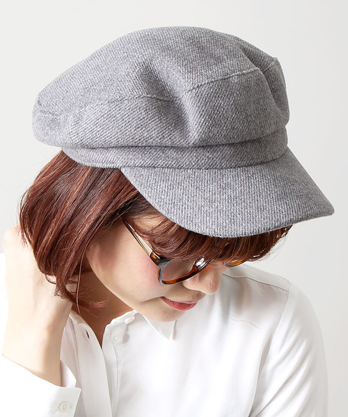 WEGO（ウィゴー）の「WEGO/マリンキャスケット（キャスケット・レディース・グレー/ブラック/カーキ・FREE）」の3枚目の写真