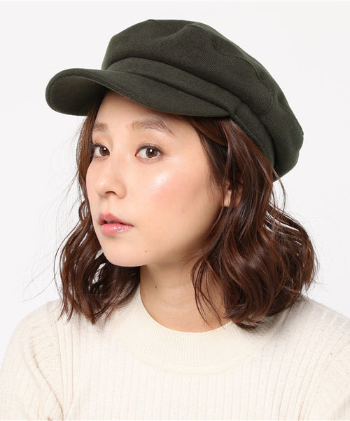 WEGO（ウィゴー）の「WEGO/マリンキャスケット（キャスケット・レディース・グレー/ブラック/カーキ・FREE）」の8枚目の写真