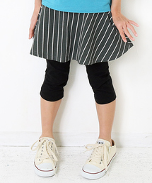 devirock | 全14柄 ポケット付6分丈レギンス付フレアスカート スカッツ スカート付レギンス(スカート)