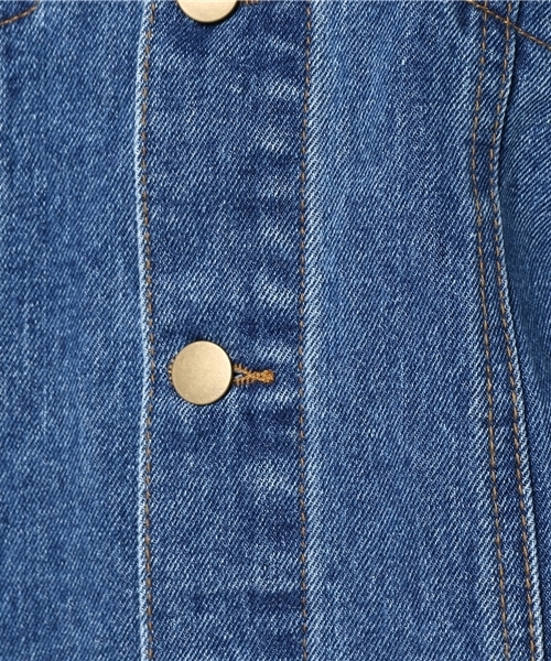 ★美品♪【PUNYUS】プニュズ　クラッシュ加工＊デニムジャケット★サイズ4★ PUNYUS（プニュズ）の「クラッシュデニムジャケット（デニム