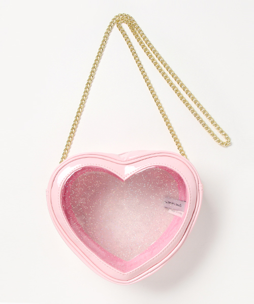 WEGO（ウィゴー）の「WEGO/ハート型ミニショルダーバッグ（ショルダーバッグ・レディース・シルバー/レッド/ピンク・FREE）」の10枚目の写真