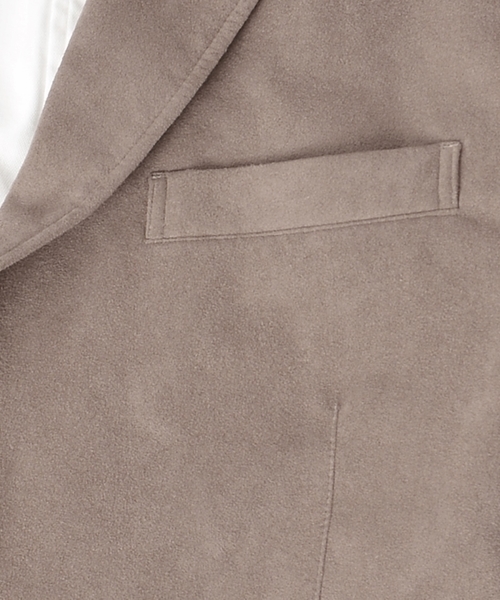 SHIPS（シップス）の「SC: ultrasuede(R) 2ボタン エアリージャケット■（テーラードジャケット・メンズ・ブラック/カーキ・X-LARGE/MEDIUM/SMALL/LARGE）」の7枚目の写真