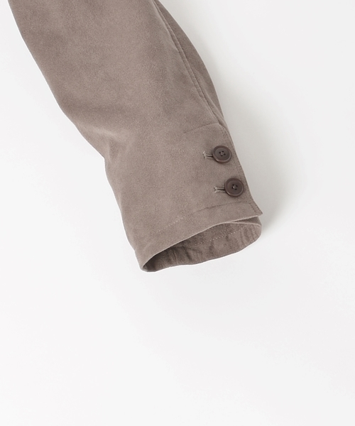 SHIPS（シップス）の「SC: ultrasuede(R) 2ボタン エアリージャケット■（テーラードジャケット・メンズ・ブラック/カーキ・X-LARGE/MEDIUM/SMALL/LARGE）」の10枚目の写真