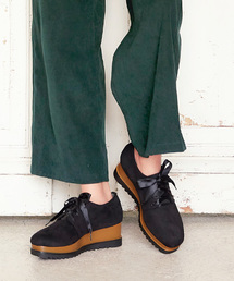 KOBE LETTUCE | オシャレな人はもう履いてる♪注目の厚底オジ靴！プラットフォームオックスフォードシューズ/レディース[I1403]神戸レタス(ドレスシューズ)