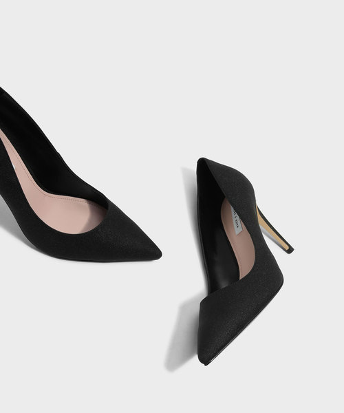 CHARLES & KEITH(チャールズ & キース)の「ベーシックポインテッドパンプス / BASIC POINTED PUMPS(パンプス・レディース・ブルーグリーン/シルバー/ブラック・22.5cm/24.5cm/23.5cm/25cm/23cm)」の7枚目の写真