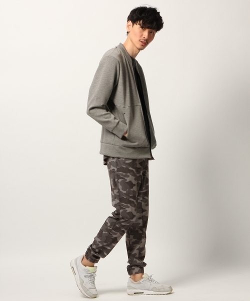 GLOBAL WORK（グローバルワーク）の「【ACTIVE】スウェットブルゾン Men/777617（ブルゾン・メンズ・ブラック/グレー/ライトグリーン・MEDIUM/LARGE）」の6枚目の写真