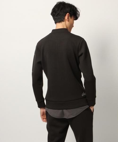 GLOBAL WORK（グローバルワーク）の「【ACTIVE】スウェットブルゾン Men/777617（ブルゾン・メンズ・ブラック/グレー/ライトグリーン・MEDIUM/LARGE）」の4枚目の写真