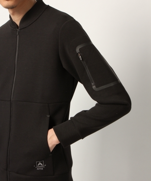 GLOBAL WORK（グローバルワーク）の「【ACTIVE】スウェットブルゾン Men/777617（ブルゾン・メンズ・ブラック/グレー/ライトグリーン・MEDIUM/LARGE）」の13枚目の写真