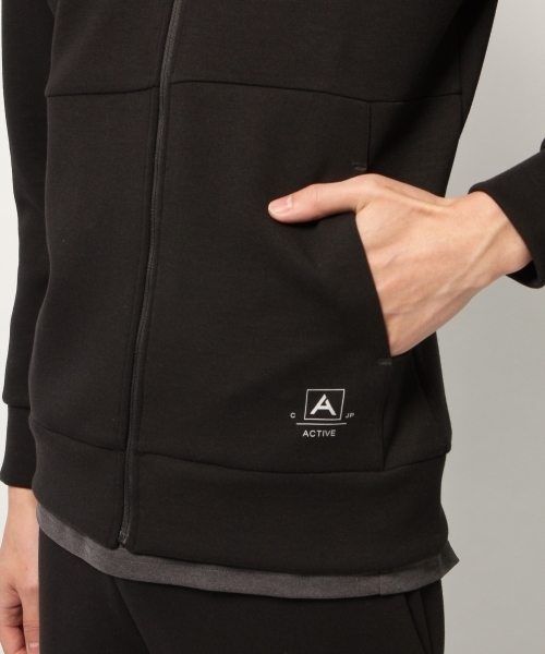 GLOBAL WORK（グローバルワーク）の「【ACTIVE】スウェットブルゾン Men/777617（ブルゾン・メンズ・ブラック/グレー/ライトグリーン・MEDIUM/LARGE）」の12枚目の写真