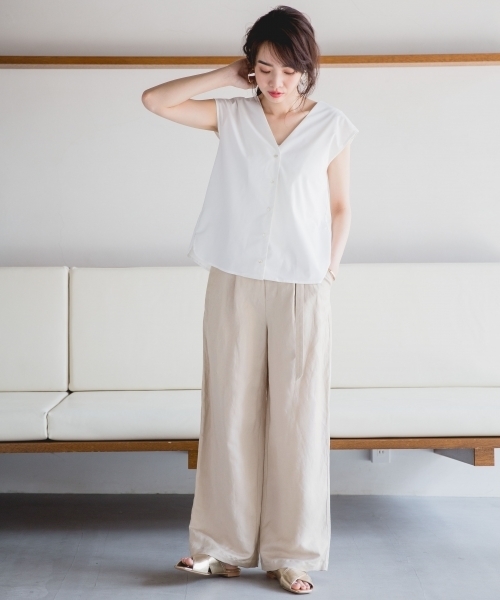 A part by（アパートバイ）の「RLウエストベルトワイドパンツ 786899（その他パンツ・レディース・ホワイト系その他/ブラウン/ライトベージュ/ネイビー・MEDIUM/LARGE）」の13枚目の写真