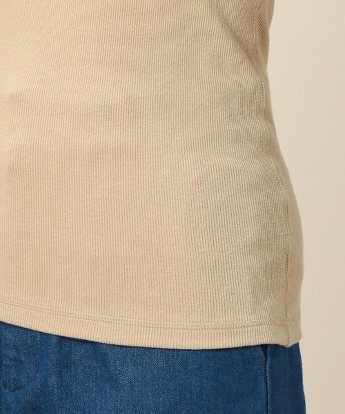 BEAUTY&YOUTH UNITED ARROWS（ビューティーアンドユースユナイテッドアローズ）の「BY コットンテレコリブタンクトップ ◆（タンクトップ・レディース・オリーブ/オフホワイト/ベージュ/モカ・FREE）」の11枚目の写真