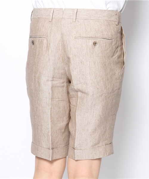 NANO universe(ナノユニバース)の「AQUOIBONISTE(アクアボニスト)/ hand made short PT(スラックス・メンズ・ベージュ/グリーン・44/46/48)」の6枚目の写真