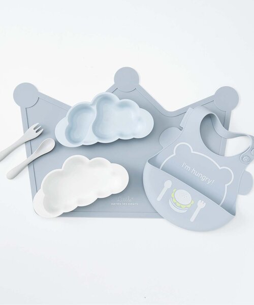 apres les cours（アプレレクール）の「■アニマルシルエットお食事用エプロン4（成型）（スタイ/よだれかけ・キッズ・ピンク/イエロー/ブルー・90）」の13枚目の写真