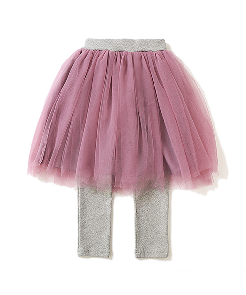 devirock（デビロック）の「チュチュロングスカッツ スカート付きレギンス（スカート・キッズ・ブラック/パープル/ネイビー/ラベンダー/ピンク・110cm/100cm/120cm/140cm/150cm/130cm/160cm）」の17枚目の写真