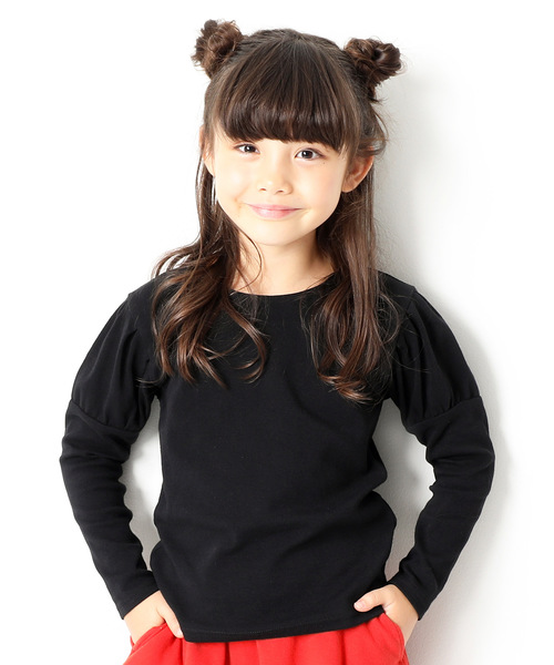 devirock(デビロック)の「【旧モデル】ガールズデザインロングTシャツ カットソー(Tシャツ/カットソー・キッズ・レッド/ホワイト系その他/ブラック系その他/グレー系その他/ベージュ系その他/ブルー系その他/キャメル/ピンク系その他/ホワイト系その他2/ブラック系その他2/グレー系その他2/ベージュ系その他2/ブルー系その他3/ピンク系その他2/ピンク系その他3/ブルー系その他2/ブルー系その他4・140cm/150cm/160cm/130cm/80cm/90cm/110cm/100cm/120cm)」の5枚目の写真