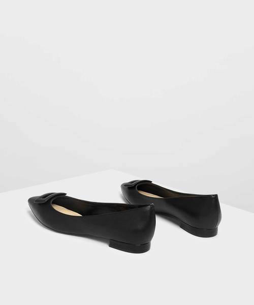 CHARLES & KEITH（チャールズ & キース）の「ラップ バックルディテールバレリーナ / Wrapped Buckle Detail Ballerinas（バレエシューズ・レディース・ブラック/スモークピンク/ブラック系その他2・22.5cm/23cm/23.5cm/24.5cm/25cm）」の20枚目の写真