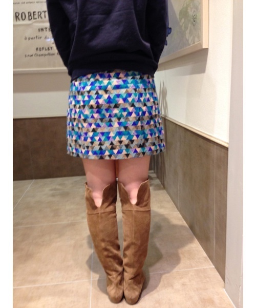 SLOBE IENA(スローブイエナ)の「スエードニーハイブーツ。(ブーツ・レディース・ブラウン/ブラック・37/36/38)」の18枚目の写真