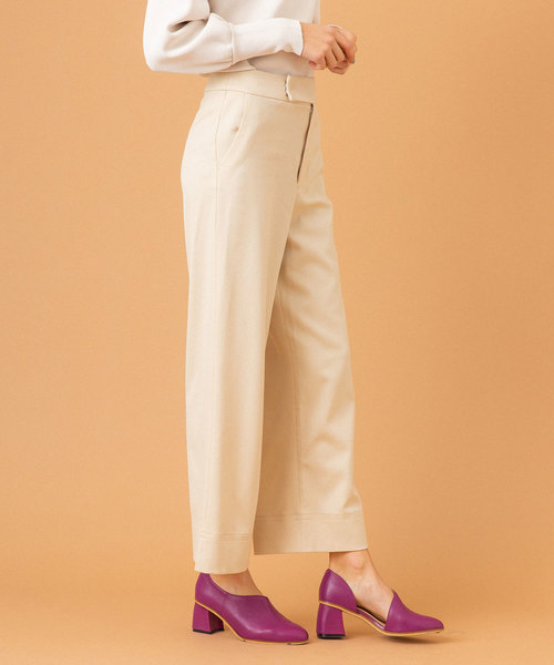 UNITED TOKYO（ユナイテッドトウキョウ）の「リベラルカバーパンツ（スカート・レディース・ネイビー/アイボリー・1/2）」の13枚目の写真