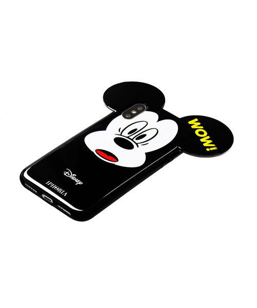 iphoria（アイフォリア）の「IPHORIA/アイフォリア ディズニー EPISODE COLLECTION   MICKEY/WOW!   MINNIE/OH DARLING for iPhone X/XS（スマホケース/カバー・レディース・ブラック/レッド・ONE SIZE）」の4枚目の写真