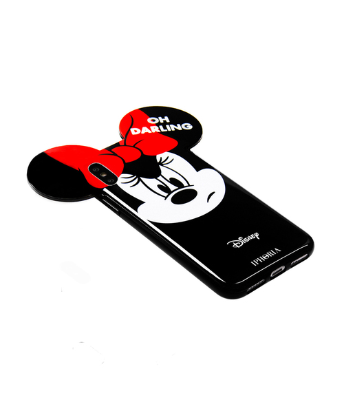 iphoria（アイフォリア）の「IPHORIA/アイフォリア ディズニー EPISODE COLLECTION   MICKEY/WOW!   MINNIE/OH DARLING for iPhone X/XS（スマホケース/カバー・レディース・ブラック/レッド・ONE SIZE）」の8枚目の写真