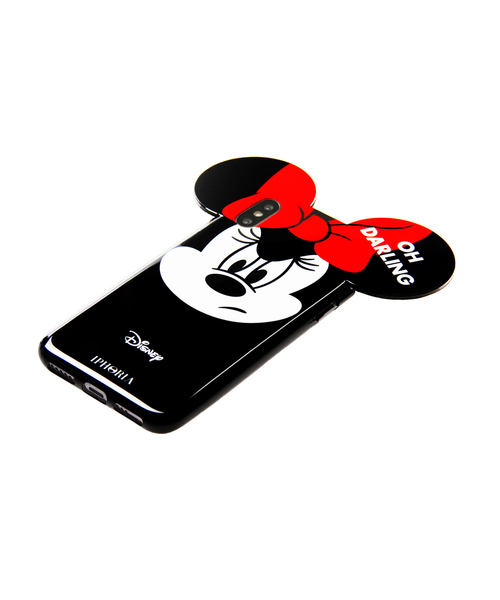 iphoria（アイフォリア）の「IPHORIA/アイフォリア ディズニー EPISODE COLLECTION   MICKEY/WOW!   MINNIE/OH DARLING for iPhone X/XS（スマホケース/カバー・レディース・ブラック/レッド・ONE SIZE）」の6枚目の写真