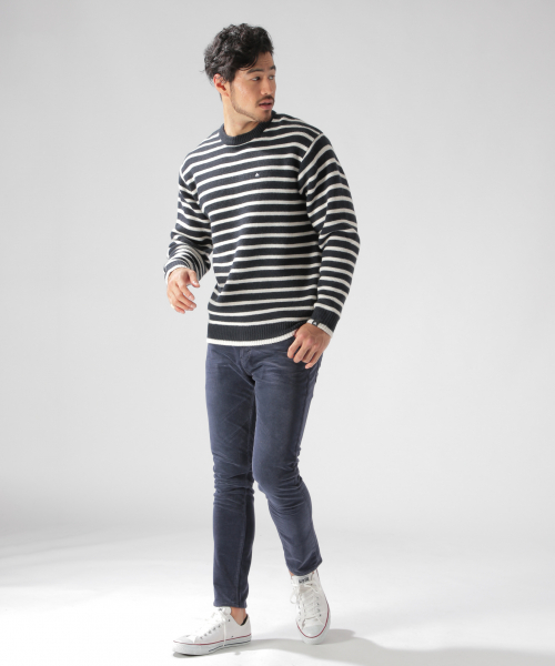 BAYFLOW（ベイフロー）の「ニジュウコールスリムパンツ（その他パンツ・メンズ・ベージュ/ネイビー/カーキ・SMALL/MEDIUM/LARGE）」の11枚目の写真