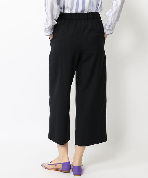 MACPHEE（マカフィー）の「ウールトロピカル ワイドクロップドパンツ（その他パンツ・レディース・ライトグレー/ブラック系その他/グリーン系その他4/ネイビー・32/34/36）」の11枚目の写真