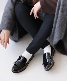 フリンジスタッズローファー