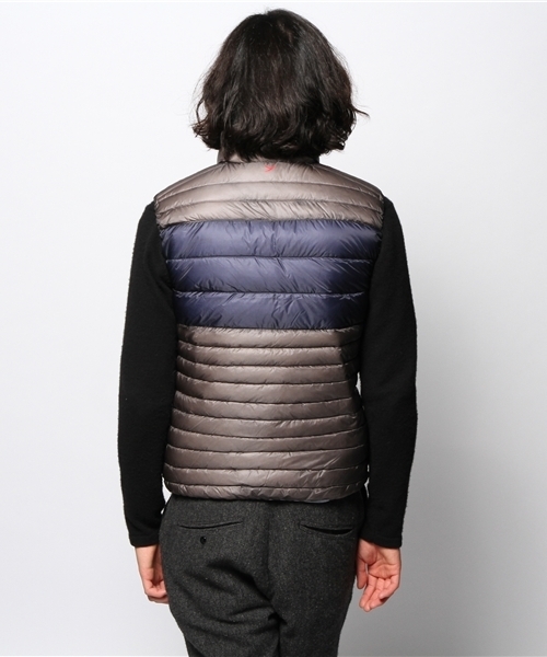 JOURNAL STANDARD（ジャーナルスタンダード）の「【2013 AUTUMN CATALOGUE 掲載アイテム】YETI×JOURNAL STANDARD / イエティ: MIKO / ダウンベスト（ダウンベスト・メンズ・グレー/ネイビー・X-SMALL/SMALL）」の5枚目の写真