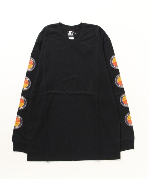 MASSIVE STORE（マッシブストア）の「【STARTER BLACK LABEL/スターターブラックレーベル】EMBLEM LONG SLEEVE/エンブレムロングスリーブ（Tシャツ/カットソー・メンズ・ホワイト/ブラック・M/L）」の2枚目の写真