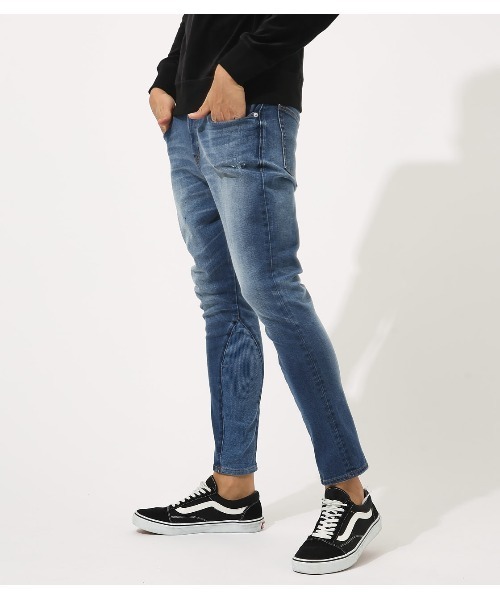 AZUL by moussy(アズールバイマウジー)の「JODHPURS SKINNY/ジョッパーズスキニー(デニムパンツ・メンズ・ライトブルー/ブルー・SMALL/MEDIUM/LARGE)」の2枚目の写真