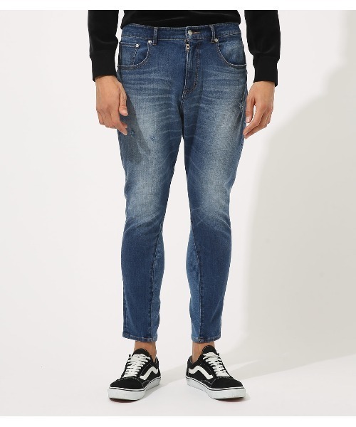 AZUL by moussy(アズールバイマウジー)の「JODHPURS SKINNY/ジョッパーズスキニー(デニムパンツ・メンズ・ライトブルー/ブルー・SMALL/MEDIUM/LARGE)」の14枚目の写真