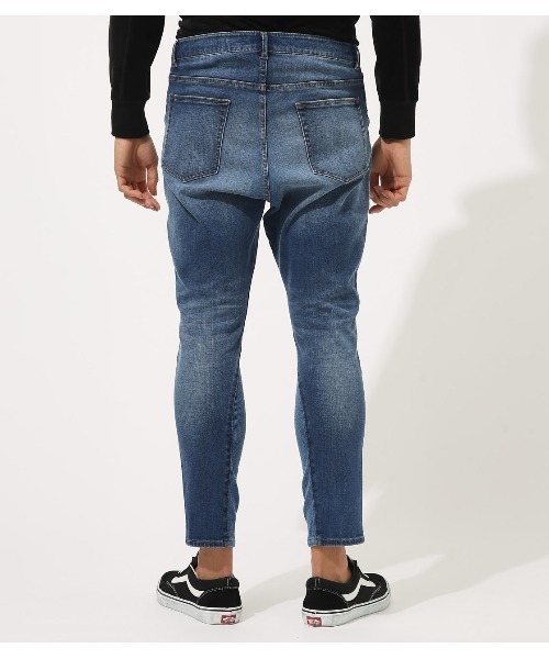 AZUL by moussy(アズールバイマウジー)の「JODHPURS SKINNY/ジョッパーズスキニー(デニムパンツ・メンズ・ライトブルー/ブルー・SMALL/MEDIUM/LARGE)」の12枚目の写真