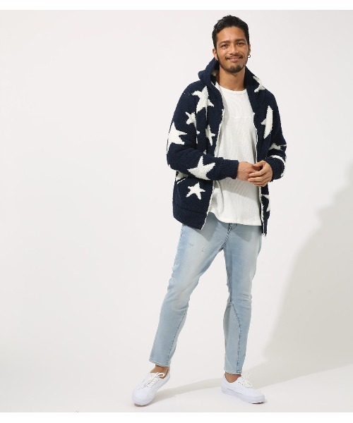 AZUL by moussy(アズールバイマウジー)の「JODHPURS SKINNY/ジョッパーズスキニー(デニムパンツ・メンズ・ライトブルー/ブルー・SMALL/MEDIUM/LARGE)」の8枚目の写真