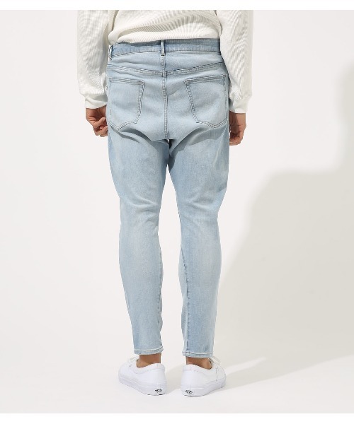 AZUL by moussy(アズールバイマウジー)の「JODHPURS SKINNY/ジョッパーズスキニー(デニムパンツ・メンズ・ライトブルー/ブルー・SMALL/MEDIUM/LARGE)」の5枚目の写真