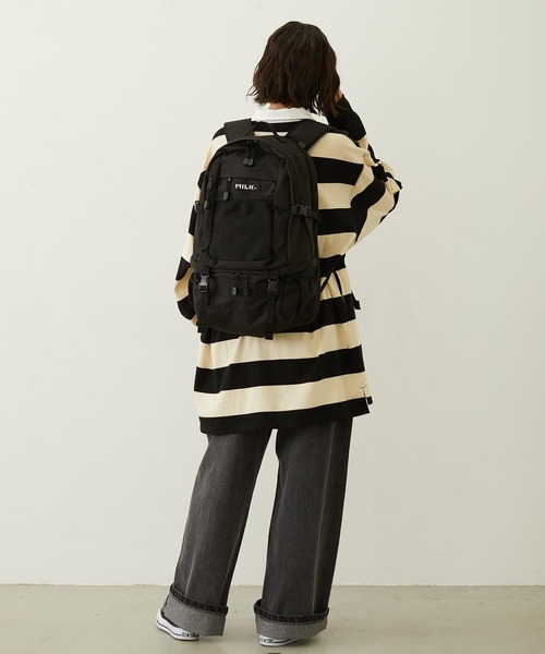 32L】NEO EMBROIDERY BIG BACKPACK BAR/大容量 【PC収納可・A4