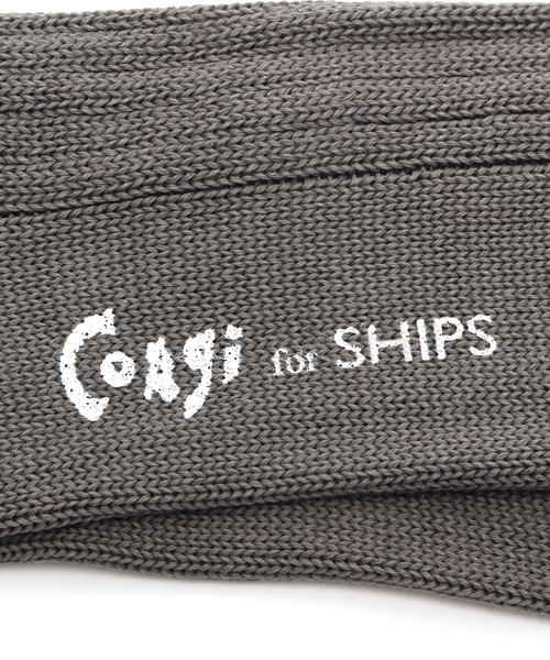 CORGI(コーギ)の「CORGI: コットン リブ ソックス(ソックス/靴下・メンズ・ホワイト/ダークグレー/レッド/グリーン/ネイビー/グレー/ワイン・ONE SIZE/10/15 )」の9枚目の写真