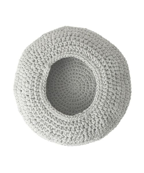 GYDA（ジェイダ）の「サマーニットベレー帽（ハンチング/ベレー帽・レディース・ベージュ/ブラック/グレー・FREE）」の9枚目の写真